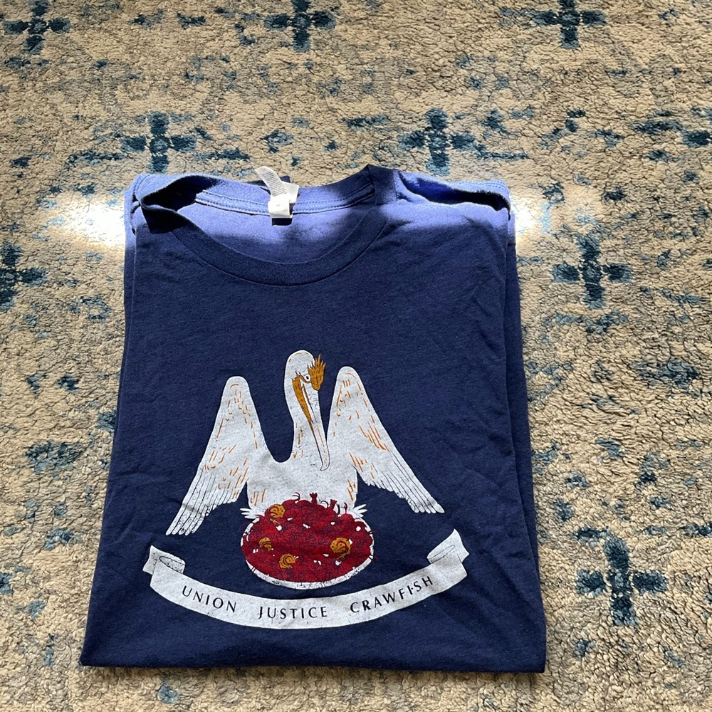 Mens Blue Graphic T-Shirt